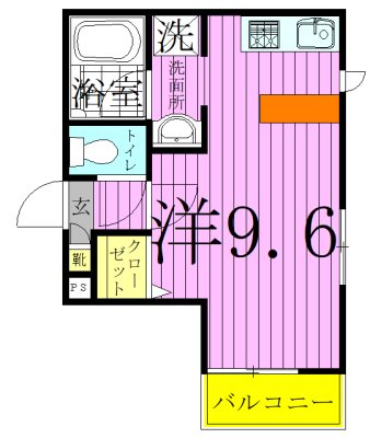パラシオ北綾瀬 間取り図