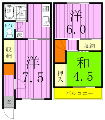 テラス松石Ａ 3号室 間取り