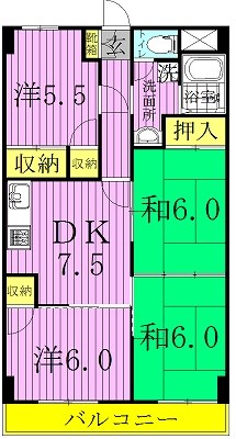 INSURANCE BLDG.XVI　～インシュランスビルディング16～ 306号室 間取り