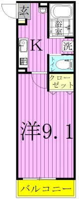 マリンパレス八潮 間取り図