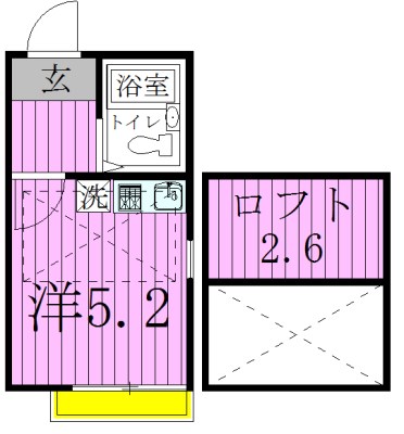 ベルエステート竹ノ塚Ａ 間取り図