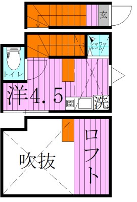 サークルハウス舎人弐番館 間取り図