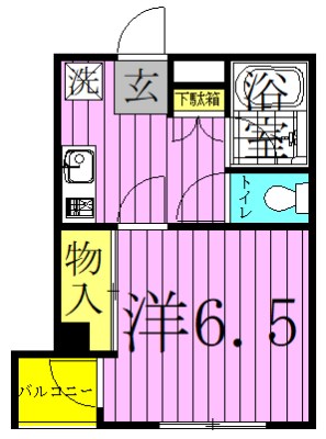 サンコーポヨコヤマ 間取り図