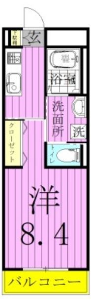 ラック・ブルーム 303号室 間取り