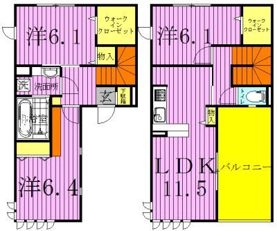 ボー・リバージュ 間取り