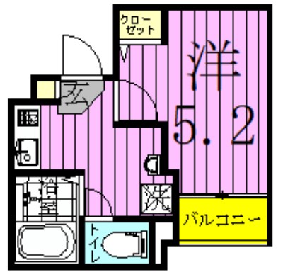 グランクオール城東 間取り図