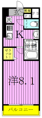 ソフィアガーデン 202号室 間取り