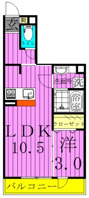 Ａｒｉｅｔｔａ 間取り図