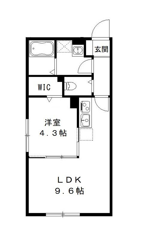 サンシャインみのり台 101号室 間取り