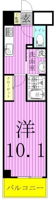 SOULAGEMENT 602号室 間取り
