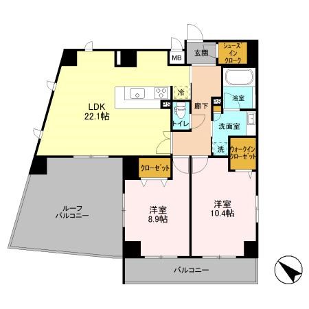 SOULAGEMENT 701号室 間取り