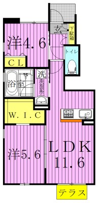 Casa Luminosa 102号室 間取り