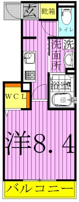 dearest 303号室 間取り