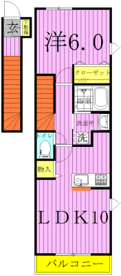パルトリーナＹ・Ｋ 204号室 間取り