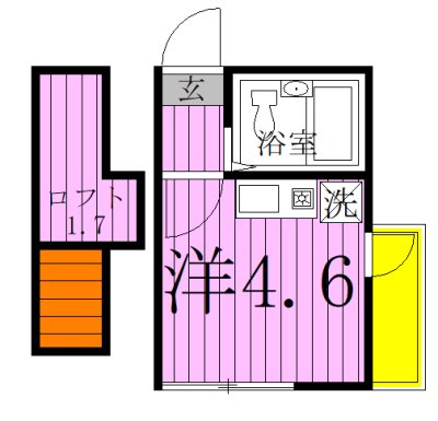 エテルノ北千住 間取り図
