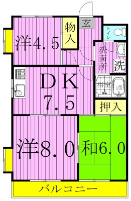 第二田口ビル 301号室 間取り