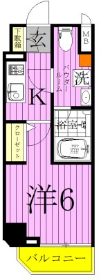 メインステージ松戸 間取り図