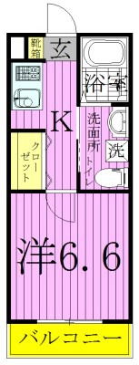 Ｌａ　ｖｉｔａ竹ノ塚 間取り図