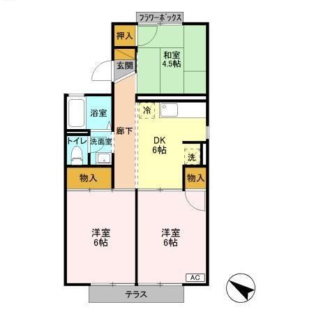 メゾン高橋A 105号室 間取り