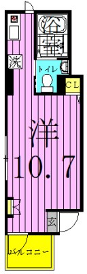アクアフォレスタ西綾瀬 間取り図