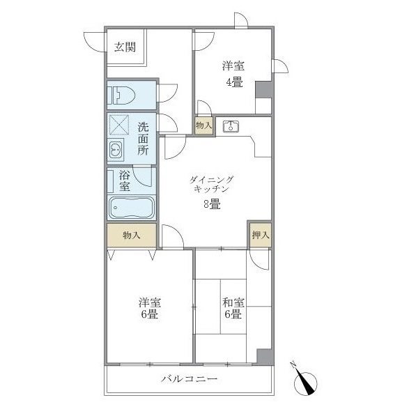 森田ビル 603号室 間取り