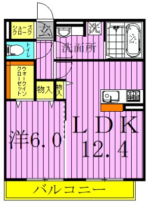 アプリリス 間取り図