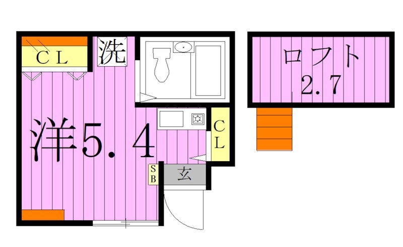 プレシャス北千住Ａ棟 間取り図