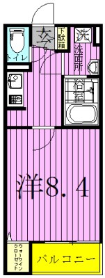 エメラルド 204号室 間取り