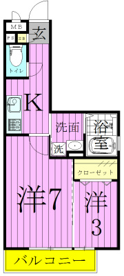 プロスパー八潮 間取り図