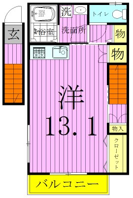 Ｌａ・Ｃｈａｎｃｅ２ 間取り図