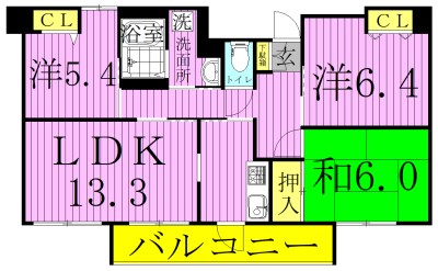 Noblesse kitakogane～ノブレス北小金～ 203号室 間取り
