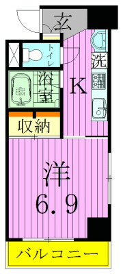 ラニカイビレッジ 205号室 間取り