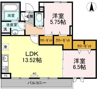 パレドールモア 間取り図