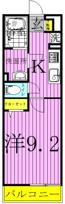 リブリ・柏Ⅱ 103号室 間取り