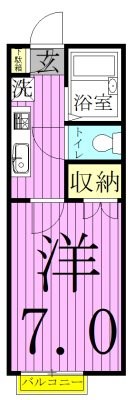 エコ・ライズⅡ 203号室 間取り