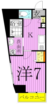 Bonheur Dear court 間取り図