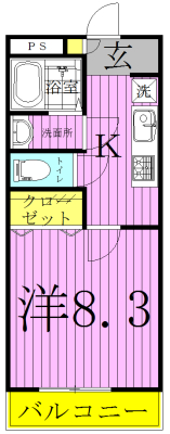 ボヌール柏の葉キャンパス 205号室 間取り