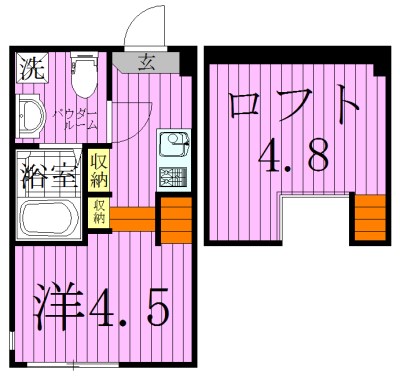 ＪＯＹ　ＣＵＢＥ 間取り図