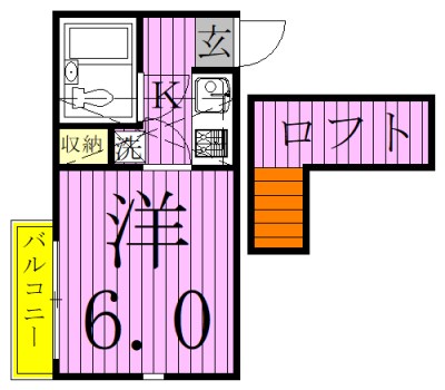 ジュネパレス新松戸第45 105号室 間取り