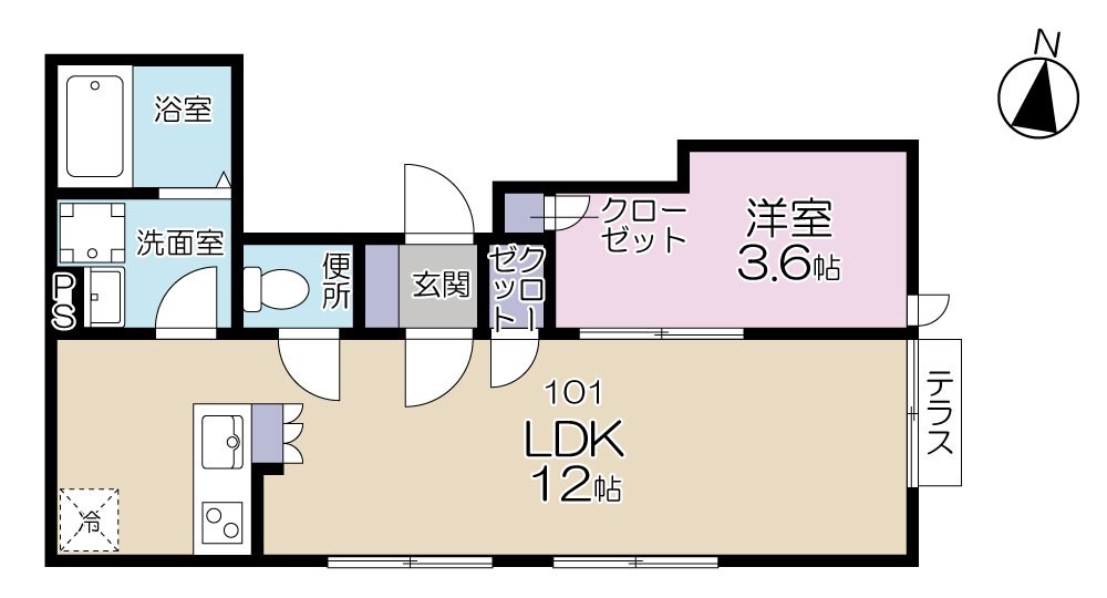 Ｈａｌｅｌeａ梅島 間取り図