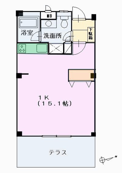 メイクスＦ棟 間取り