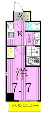 グランビューネレジデンス 301号室 間取り