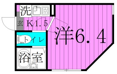 キチーム綾瀬 間取り図