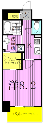 Vesta（ウェスタ） 502号室 間取り