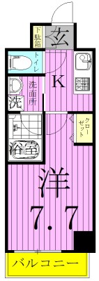 グランビューネレジデンス 間取り図
