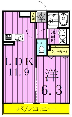グランドソレーユ 間取り図
