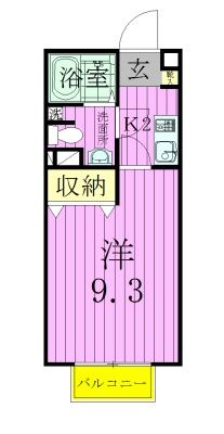 アムール　リーヴェロ 103号室 間取り