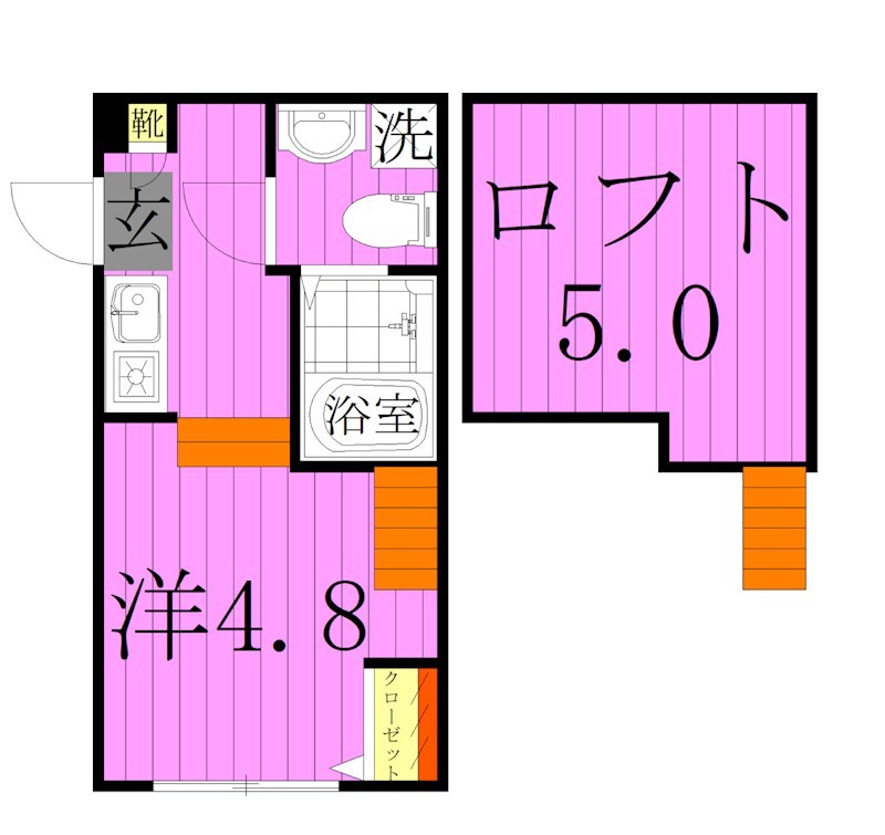 ブランニューデイズ梅島 間取り図
