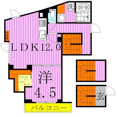 アリュイッテ青井 間取り図