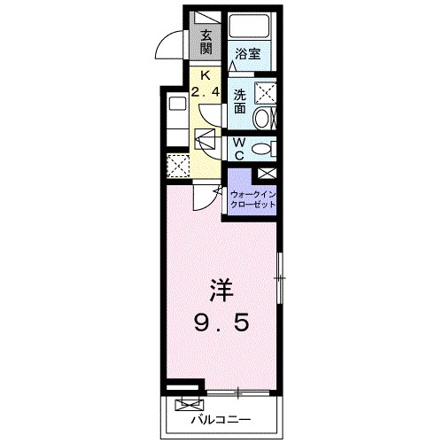 レオン 101号室 間取り